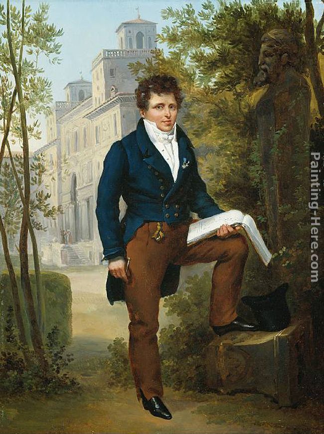 Portrait of Nicholas-Pierre Tiolier painting - Francois-Edouard Picot Portrait of Nicholas-Pierre Tiolier art painting